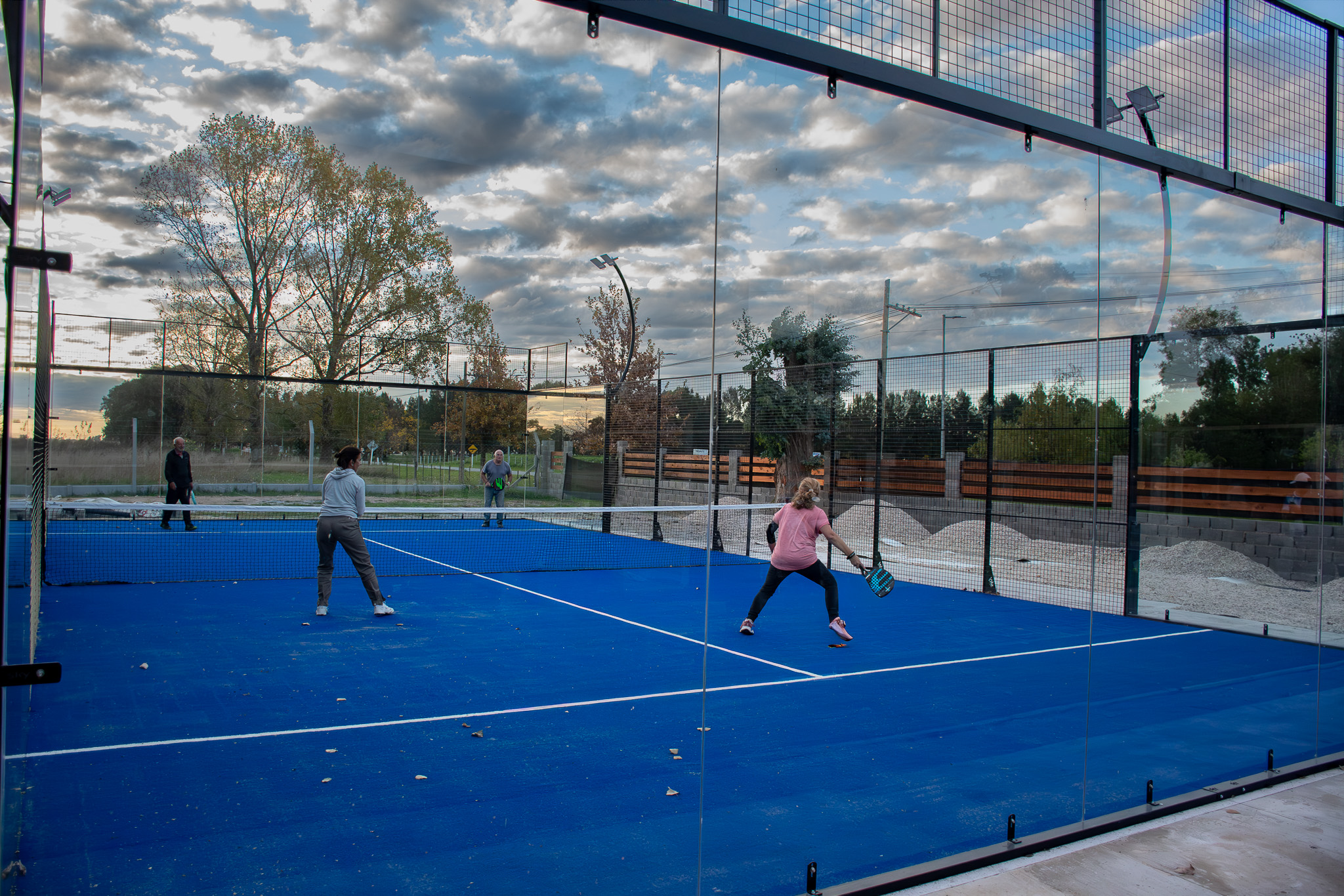 Jugadores en cancha